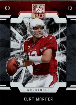 #1 Kurt Warner - Arizona Cardinals - 2009 Donruss Elite Football