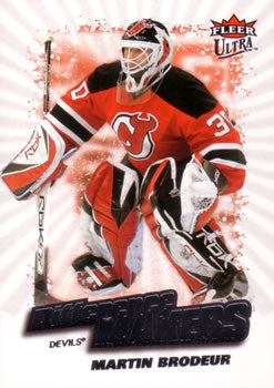 #DM1 Martin Brodeur - New Jersey Devils - 2008-09 Ultra - Difference Makers Hockey