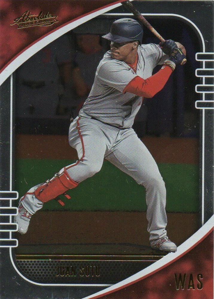 #1 Juan Soto - Washington Nationals - 2021 Panini Absolute Baseball