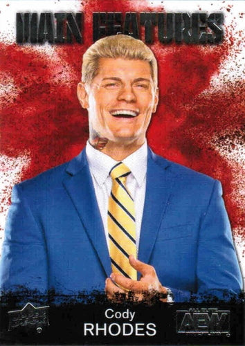 #MF-1 Cody Rhodes - 2021 Upper Deck AEW - Main Features Wrestling