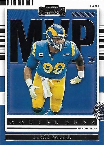 #MVP-ADO Aaron Donald - Los Angeles Rams - 2021 Panini Contenders - MVP Contenders Football