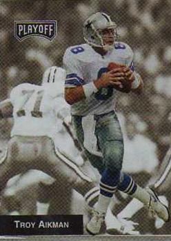#1 Troy Aikman - Dallas Cowboys - 1993 Playoff Football