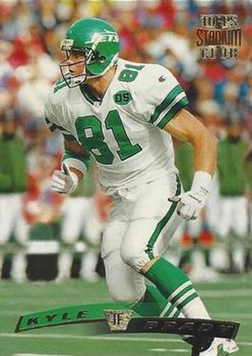 #1 Kyle Brady - New York Jets - 1996 Stadium Club Football