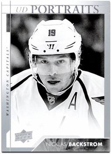 #P-1 Nicklas Backstrom - Washington Capitals - 2017-18 Upper Deck - UD Portraits Hockey