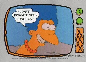 #1 Don't forget your lunches! - 1990 Topps The Simpsons