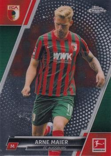 #1 Arne Maier - FC Augsburg - 2021-22 Topps Chrome Bundesliga Soccer