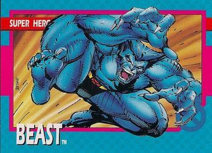 #1 Beast - 1992 Impel X-Men