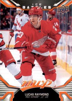 #1 Lucas Raymond - Detroit Red Wings - 2022-23 Upper Deck MVP - Ice Battles Hockey