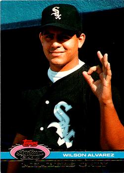 #NNO Wilson Alvarez - Chicago White Sox - 1991 Stadium Club Members Only