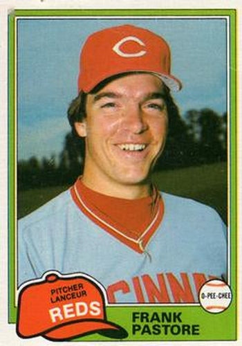#1 Frank Pastore - Cincinnati Reds - 1981 O-Pee-Chee - Gray Back Baseball