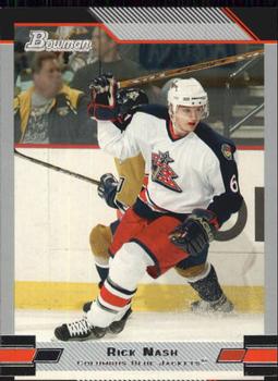 #1 Rick Nash - Columbus Blue Jackets - 2003-04 Bowman Draft Picks and Prospects Hockey