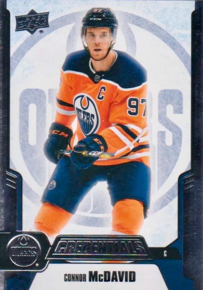 #1 Connor McDavid - Edmonton Oilers - 2019-20 Upper Deck Credentials Hockey
