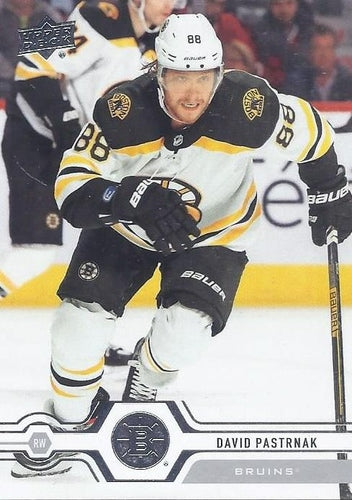 #501 David Pastrnak - Boston Bruins - 2019-20 Upper Deck Hockey