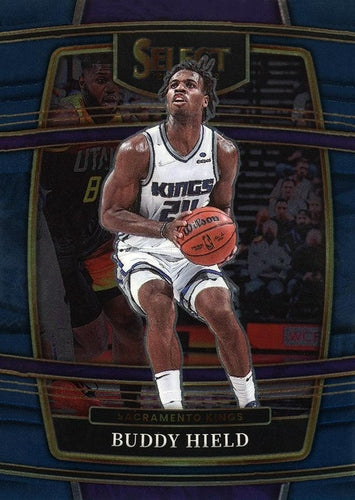 #1 Buddy Hield - Sacramento Kings - 2021-22 Panini Select - Blue Basketball