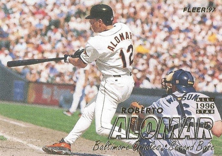 #1 Roberto Alomar - Baltimore Orioles - 1997 Fleer Baseball