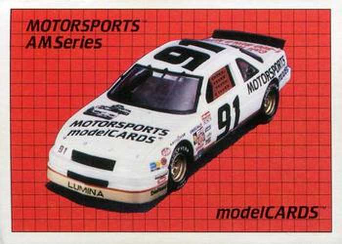 #1 After Market Series Cover Card - 1992 Motorsports Modelcards AM Series Racing