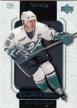 #1 Paul Kariya - Anaheim Mighty Ducks - 1999-00 Upper Deck Ovation Hockey