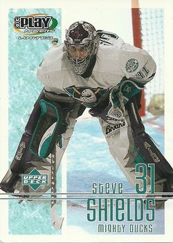 #1 Steve Shields - Anaheim Mighty Ducks - 2001-02 Upper Deck Playmakers Hockey