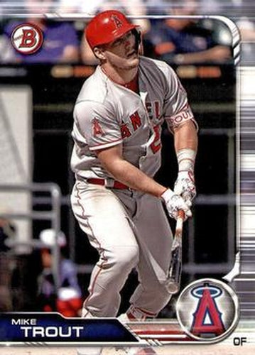 #1 Mike Trout - Los Angeles Angels - 2019 Bowman Baseball