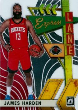 #1 James Harden - Houston Rockets - 2019-20 Donruss Optic - Express Lane Basketball