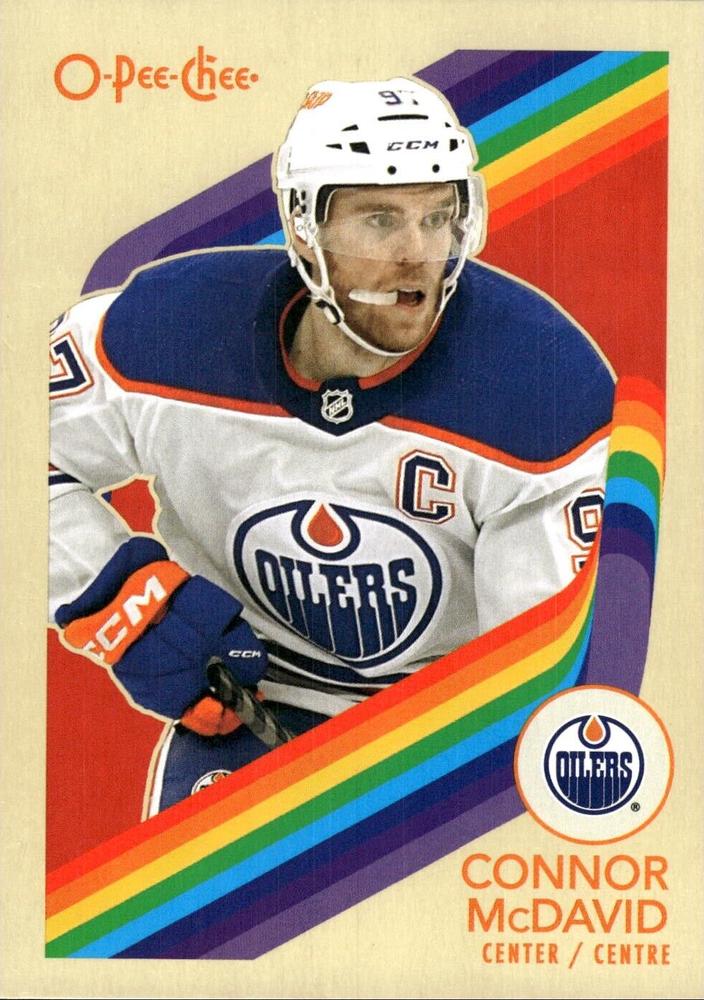 #1 Connor McDavid - Edmonton Oilers - 2023-24 O-Pee-Chee - Retro Hockey