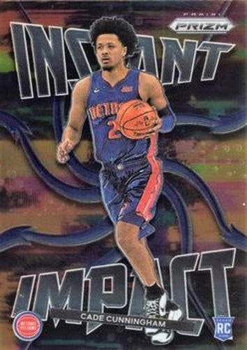 #1 Cade Cunningham - Detroit Pistons - 2021-22 Panini Prizm - Instant Impact Basketball