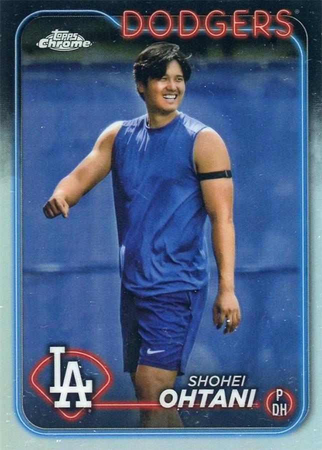 #1b Shohei Ohtani - Los Angeles Dodgers - 2024 Topps Chrome Baseball
