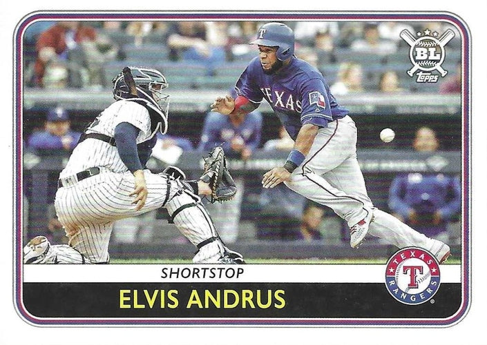 #2 Elvis Andrus - Texas Rangers - 2020 Topps Big League Baseball
