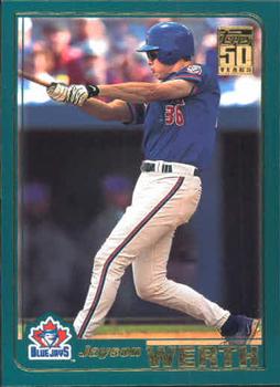 #T200 Jayson Werth - Toronto Blue Jays - 2001 Topps Traded & Rookies Baseball
