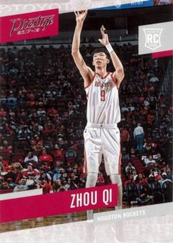#200 Zhou Qi - Houston Rockets - 2017-18 Panini Prestige Basketball