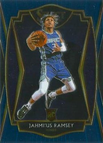 #200 Jahmi'us Ramsey - Sacramento Kings - 2020-21 Panini Select - Blue Basketball