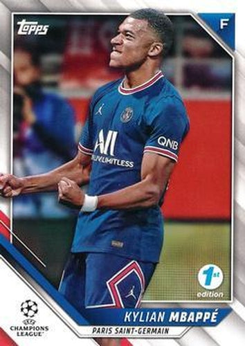 #200 Kylian Mbappé - Paris Saint-Germain - 2021-22 Topps UEFA Champions League 1st Edition Soccer