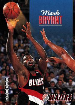 #200 Mark Bryant - Portland Trail Blazers - 1992-93 SkyBox Basketball