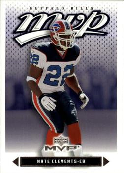 #200 Nate Clements - Buffalo Bills - 2003 Upper Deck MVP Football