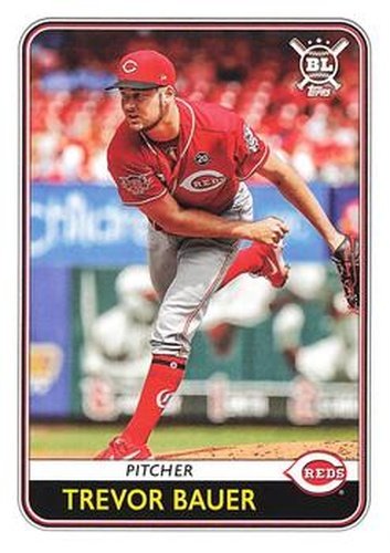 #201 Trevor Bauer - Cincinnati Reds - 2020 Topps Big League Baseball