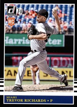 #201 Trevor Richards - Miami Marlins - 2019 Donruss Baseball