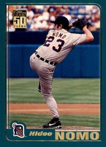 #201 Hideo Nomo - Detroit Tigers - 2001 Topps Baseball