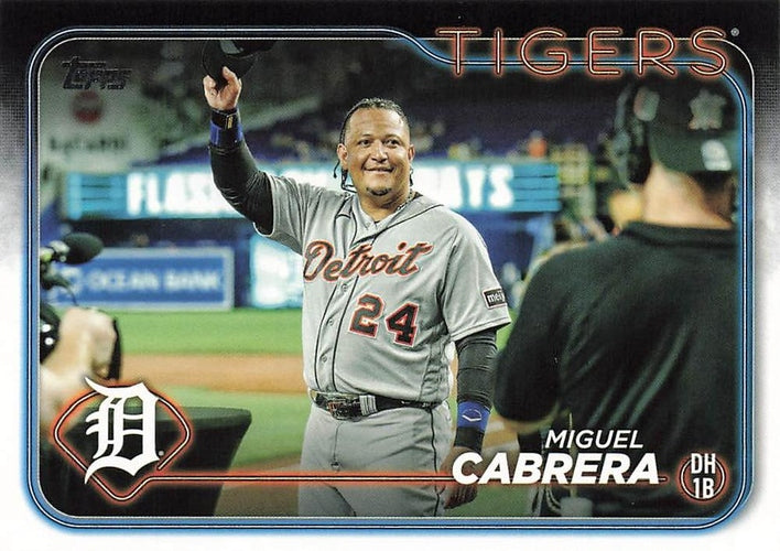 #201 Miguel Cabrera - Detroit Tigers - 2024 Topps Baseball