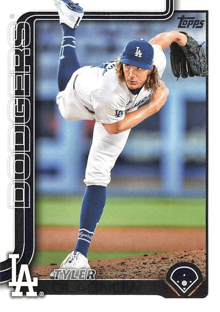 #201 Tyler Glasnow - Los Angeles Dodgers - 2025 Topps Baseball