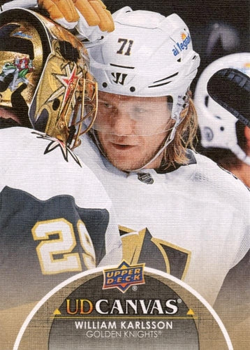#C201 William Karlsson - Vegas Golden Knights - 2021-22 Upper Deck - UD Canvas Hockey