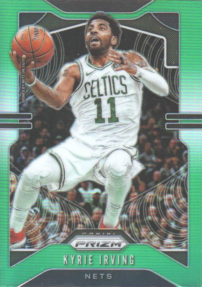 #201 Kyrie Irving - Brooklyn Nets - 2019-20 Panini Prizm - Prizms Green Basketball