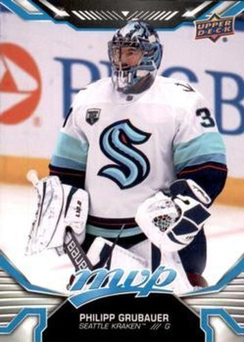 #201 Philipp Grubauer - Seattle Kraken - 2022-23 Upper Deck MVP Hockey