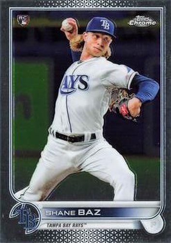 #201 Shane Baz - Tampa Bay Rays - 2022 Topps Chrome Baseball
