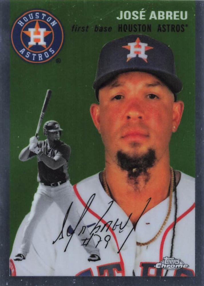 #201 José Abreu - Houston Astros - 2023 Topps Chrome Platinum Anniversary Baseball