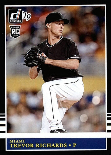 #201b Trevor Richards - Miami Marlins - 2019 Donruss Baseball