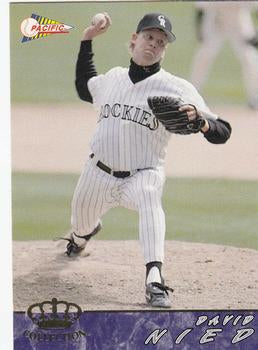 #202 David Nied - Colorado Rockies - 1994 Pacific Baseball