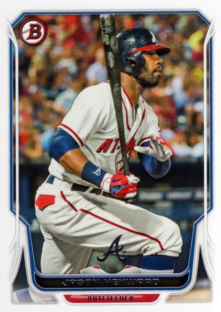 #202 Jason Heyward - Atlanta Braves - 2014 Bowman Baseball