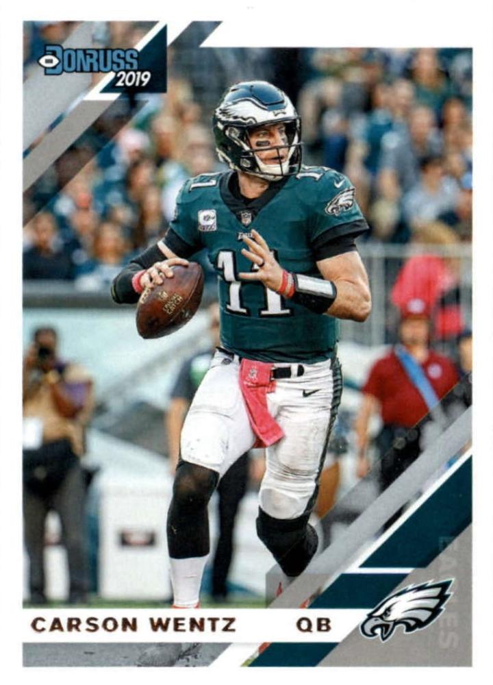 #202 Carson Wentz - Philadelphia Eagles - 2019 Donruss Football