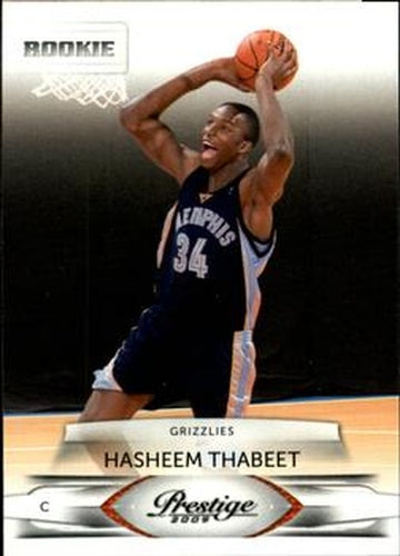 #202 Hasheem Thabeet - Memphis Grizzlies - 2009-10 Panini Prestige Basketball