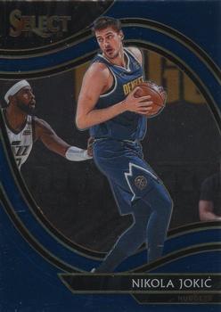 #202 Nikola Jokic - Denver Nuggets - 2020-21 Panini Select - Blue Basketball